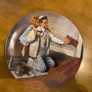 Norman Rockwell Collector Plate "The Painter"
